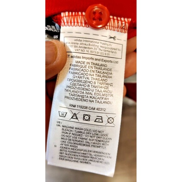 Adidas Climalite New Jersey Institute of Technology Coach Polo NWT Size XL Red - Picture 12 of 12